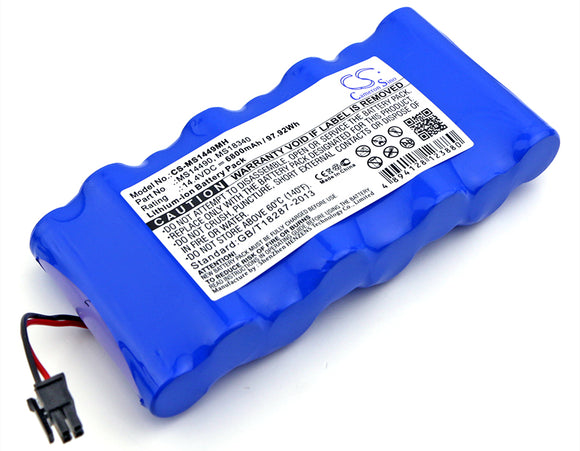 6800mAh Battery For CRITIKON SYSTEMS Dinamap Plus 8710, - vintrons.com