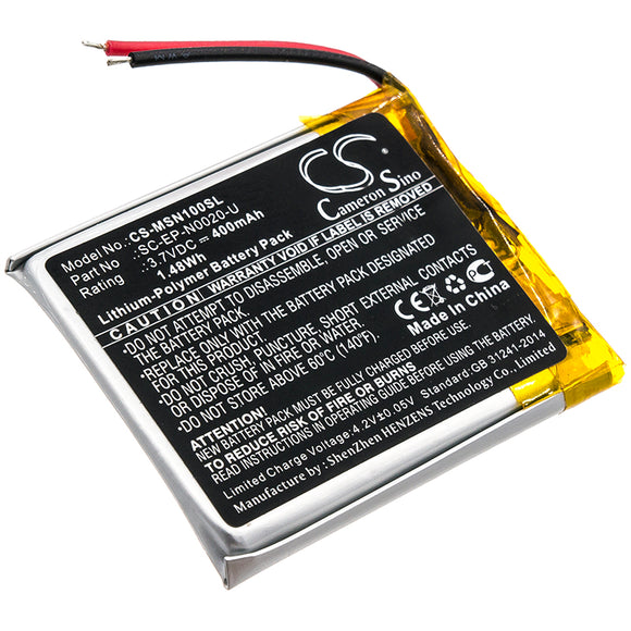 MONSTER SC-EP-N0020-U Replacement Battery For MONSTER Ncredible 1, Ncredible Ntune, - vintrons.com