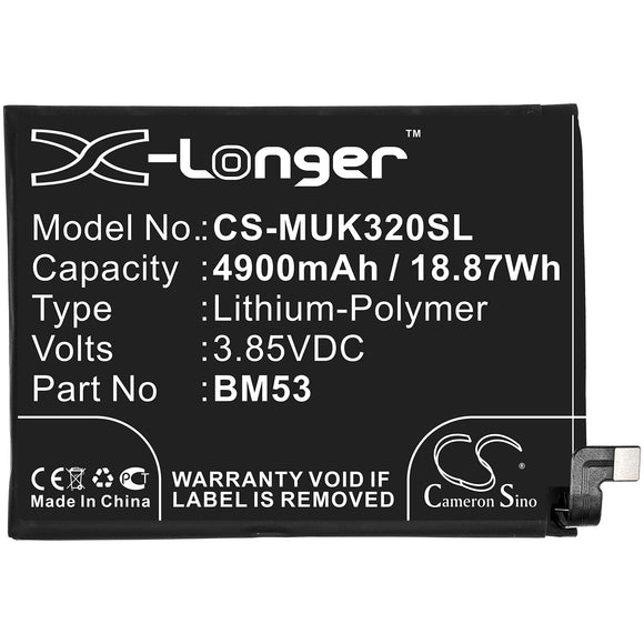 Battery For Xiaomi M2007J3SY, Mi 10T 5G, - vintrons.com