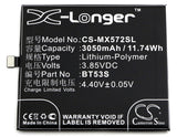 MEIZU BT53S Replacement Battery For MEIZU M570Q-S Dual SIM TD-LTE, Pro 6s, - vintrons.com
