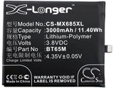MEIZU BT65M Replacement Battery For MEIZU M685C, M685Q, M685U, MX6, - vintrons.com