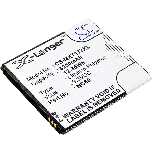 3250mAh Battery For MOTOROLA Moto C Plus, Moto C Plus Dual SIM, XT1723, - vintrons.com