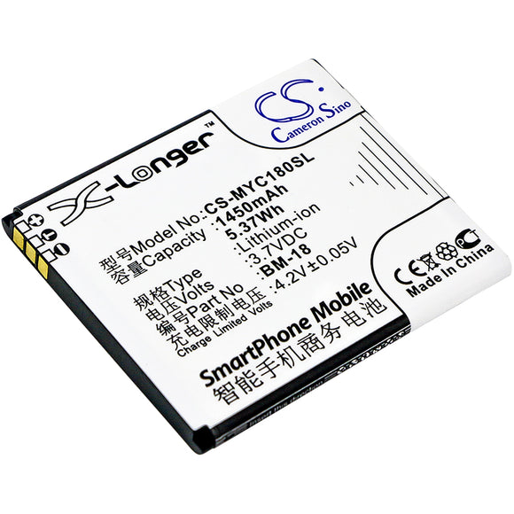 MYPHONE BM-18 Replacement Battery For MYPHONE C-Smart III, - vintrons.com