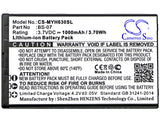 MYPHONE BS-07 Replacement Battery For MYPHONE 6300, - vintrons.com