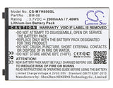 MYPHONE BM-06 Replacement Battery For MYPHONE Hammer Iron, H-Smart, - vintrons.com