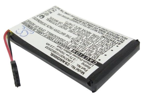 NAVIGON LIN3740011038020033 Replacement Battery For NAVIGON 20 Easy, 20 Plus, - vintrons.com