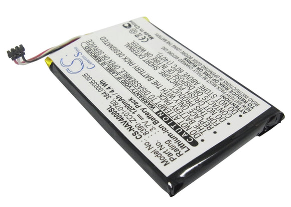 NAVIGON 384.00035.005, 8390-ZC01-0780 Replacement Battery For NAVIGON 40 Easy, 40 Plus, 40 Premiun, - vintrons.com