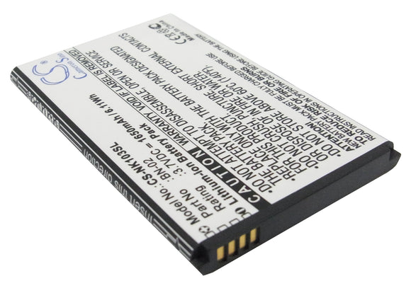 NOKIA BN-02 Replacement Battery For NOKIA Nokia XL, RM-1030, RM-1042, XL Dual SIM, - vintrons.com