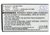 NOKIA BN-02 Replacement Battery For NOKIA Nokia XL, RM-1030, RM-1042, XL Dual SIM, - vintrons.com