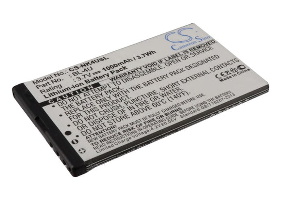 Battery For BLU EZ2Go, (1000mAh / 3.7Wh) - vintrons.com