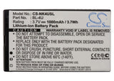 Battery For BLU EZ2Go, (1000mAh / 3.7Wh) - vintrons.com