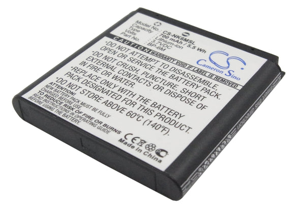 Nokia BP-6M Replacement Battery For Nokia 3250, 3250 XpressMusic, 6151, 6233, 6234, 6280, 6288, 9300, 9300i, N73, N73 Music Edition, N77, N93, - vintrons.com