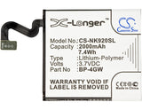 NOKIA BP-4GW Replacement Battery For NOKIA Lumia 920, Lumia 920 4G, Lumia 920.2, Lumia 920T, Phi, - vintrons.com