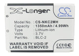 Battery For NOKIA 1220, 1221, 1260, 1261, 2260, 3310, 3315, 3330, - vintrons.com