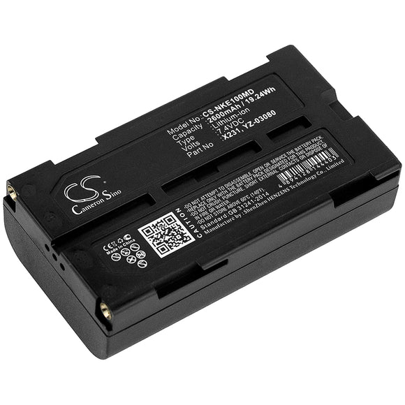 NIHON KOHDEN X231, YZ-03080 Replacement Battery For NIHON KOHDEN WEE-1000, - vintrons.com