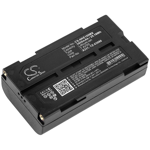 Battery For NIHON KOHDEN WEE-1000, (3400mAh) - vintrons.com