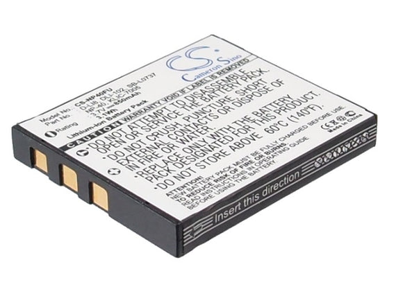 Battery For BENQ DC X600, / BRAUN D808, / EASYPIX DVC5308, S530, - vintrons.com