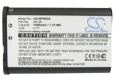 Battery For CASIO Exilim EX-FH100, Exilim EX-FH100BK, Exilim EX-H10, - vintrons.com