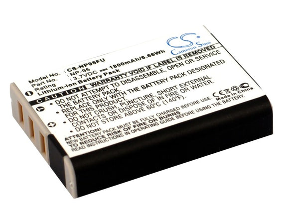 FUJIFILM NP-95, / RICOH DB-90 Replacement Battery For FUJIFILM FinePix F30, FinePix F31fd, / RICOH GXR, GXR-A12, GXR-S10, - vintrons.com
