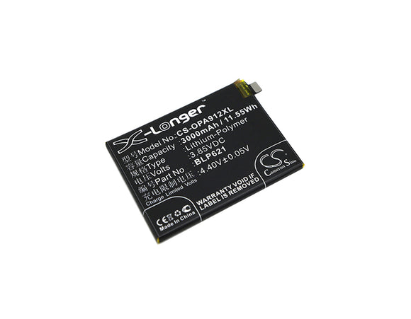 OPPO BLP621 Replacement Battery For OPPO CPH1607, R9s, R9s Dual SIM, R9s Dual SIM TD-LTE, R9st, - vintrons.com