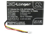 OPTICON N10-1000MA Replacement Battery For OPTICON OPL-9714, OPL-9715, OPL-9725, OPL-9727, OPL-9815, PHL-1300, - vintrons.com