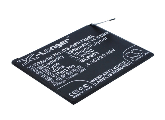 OPPO BLP603 Replacement Battery For OPPO R7S, R7SM, R7ST, - vintrons.com