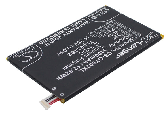 Battery For ALCATEL A995L, Hero N3, One Touch 8020, One Touch 8020D, - vintrons.com