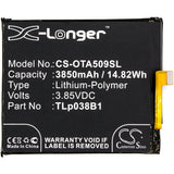 Alcatel TLp038B1 Battery For Alcatel OT-5090y, OT-7071d, - vintrons.com