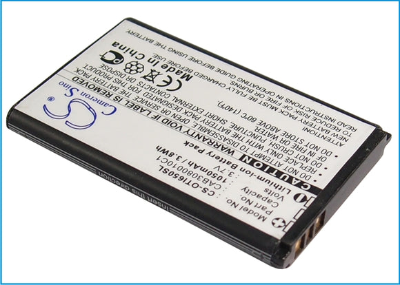 ALCATEL CAB3080010C1 Replacement Battery For ALCATEL OT-I650, - vintrons.com