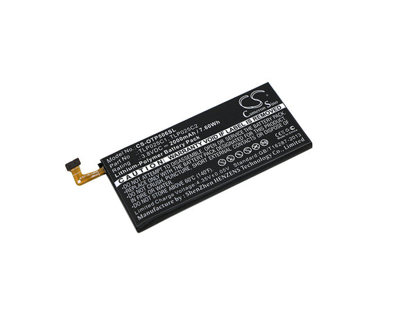2000mAh Battery For ALCATEL One Touch Allure, One Touch Fierce 4, - vintrons.com