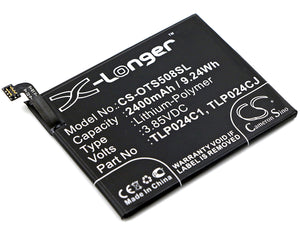 Battery For ALCATEL 5046D, 5046G, 5046Y, A3, A3 Dual Sim, A3 LTE, - vintrons.com