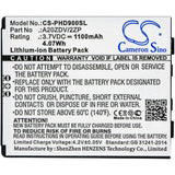 PHILIPS A20ZDV/2ZP Replacement Battery For PHILIPS Xenium D900, - vintrons.com