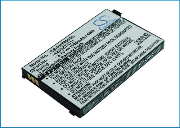 PHILIPS A20SZT/C11 Replacement Battery For PHILIPS 9@9T, 9A9T, Xenium 9@9T, Xenium 9a9T, - vintrons.com