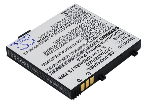 PHILIPS A20XDB/0ZC Replacement Battery For PHILIPS Xenium X600, - vintrons.com