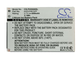 PHILIPS A20VDW/3ZP Replacement Battery For PHILIPS Xenium X606, - vintrons.com