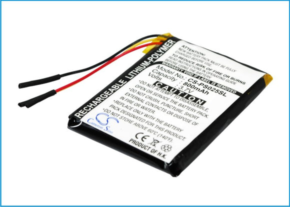 Replacement Battery For PHILIPS GoGear SA6015, GoGear SA6025, GoGear SA6025/37, GoGear SA6025/97, - vintrons.com