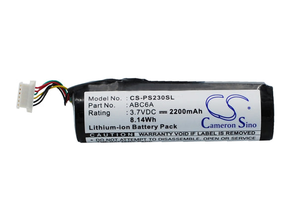 PHILIPS ABC6A Replacement Battery For PHILIPS PMC7230, PMC7230/17, - vintrons.com