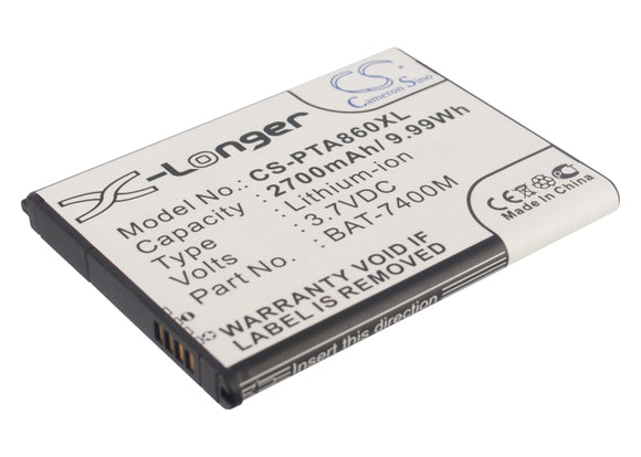 2700mAh Pantech BAT-7400M Battery Replacement For Pantech IM-A860, - vintrons.com