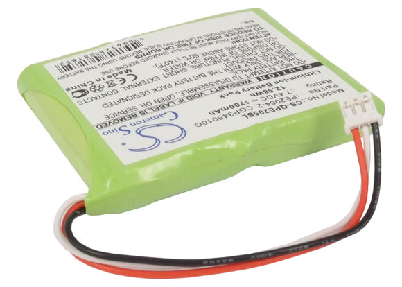 Q-SONIC CGP345010G, PE2064-2 Replacement Battery For Q-SONIC Multimedia X-Dream-Player, PE-2058, - vintrons.com