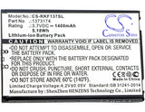 RENKFORCE 1373174 Replacement Battery For RENKFORCE 1373174, - vintrons.com