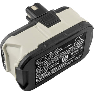 3000mAh Battery For RYOBI BID-1801M, BID-180L, BID1821, BIW180, CAD-180L, - vintrons.com