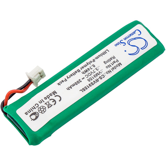 Battery, VM9158 Replacement Battery For REVOLABS 01-EXEMICEX-BLK-11, - vintrons.com