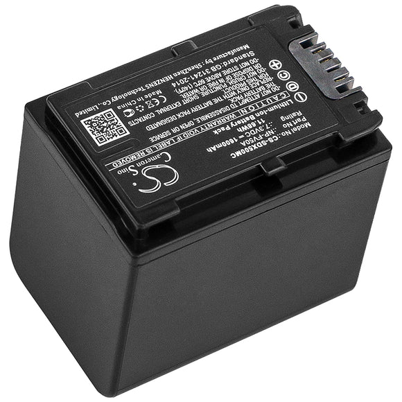 1600mAh Battery For SONY FDR-AX33, FDR-AX40, FDR-AX45, FDR-AX53, FDR-AX60, - vintrons.com