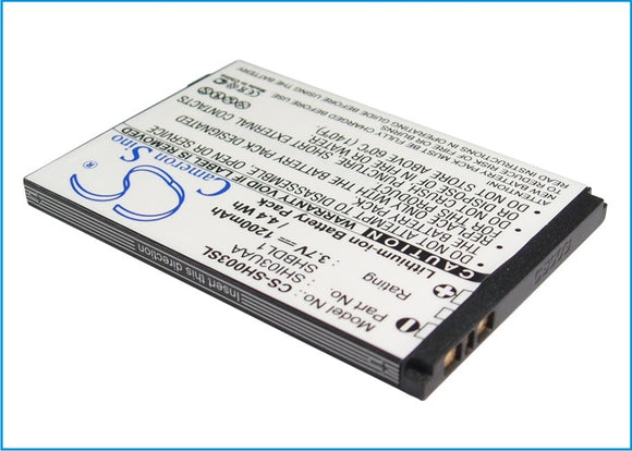 SHARP EA-BL28, SHBDL1 Replacement Battery For SHARP 003SH, DM009SH, Galapagos 003SH, SH8158, SH8158U, SH8168, SH8168U, - vintrons.com