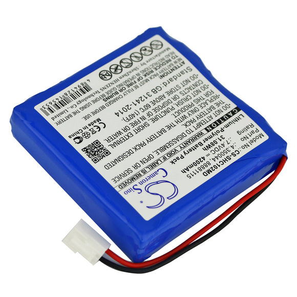 SCHILLER 4.350044, 88881115 Replacement Battery For SCHILLER Cardiovit AT102+, ECG AT102 +, MS-2007, MS-2010, MS-2015, - vintrons.com