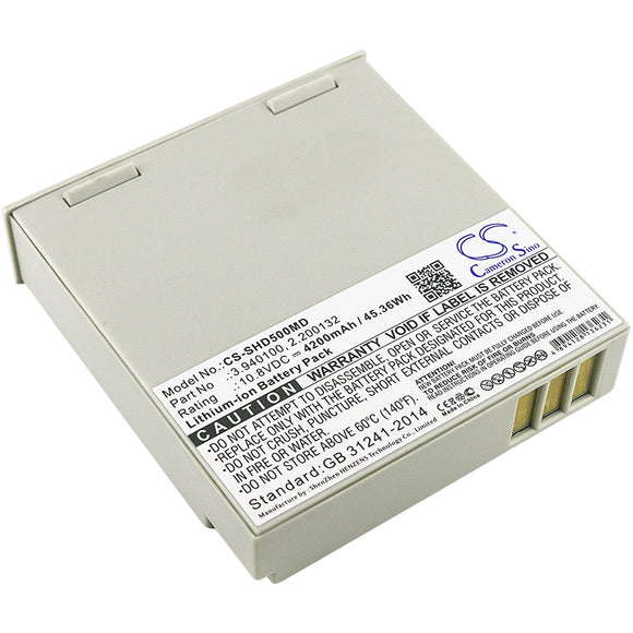 SCHILLER 2.200132, 3.940100 Replacement Battery For SCHILLER Argus Pro LifeCare 2, Defigard 5000, - vintrons.com