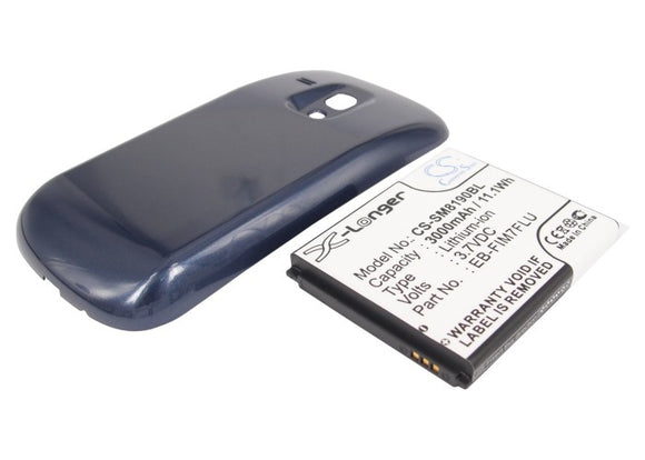 SAMSUNG EB-F1M7FLU Replacement Battery For SAMSUNG Galaxy S 3 Mini, Galaxy S III Mini, Galaxy S3 mini, Galaxy SIII mini, GT-I8190, - vintrons.com