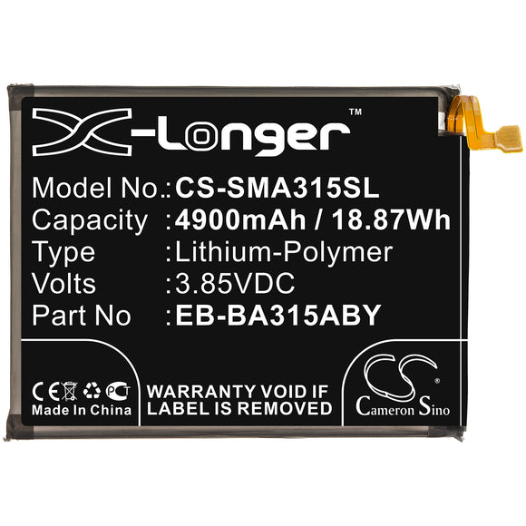 Battery For Samsung Galaxy A31, SM-A310N0, SM-A315, SM-A315F/DS, - vintrons.com
