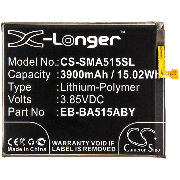 Battery For Samsung Galaxy A51 2019,  SM-A515G, SM-A516, - vintrons.com