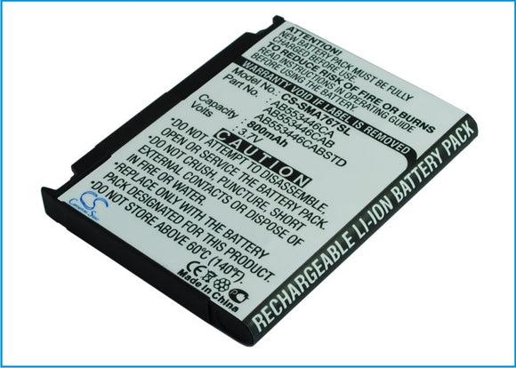 SAMSUNG AB553446CA, AB553446CAB, AB553446CABSTD Replacement Battery For SAMSUNG SGH-A767, SGH-A767 Propel, - vintrons.com